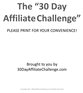Thumbnail The 30 Day Affiliate Challenge